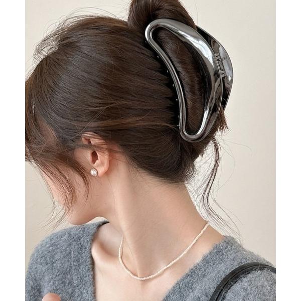 ヘアクリップ ビッグメタルヘアクリップ