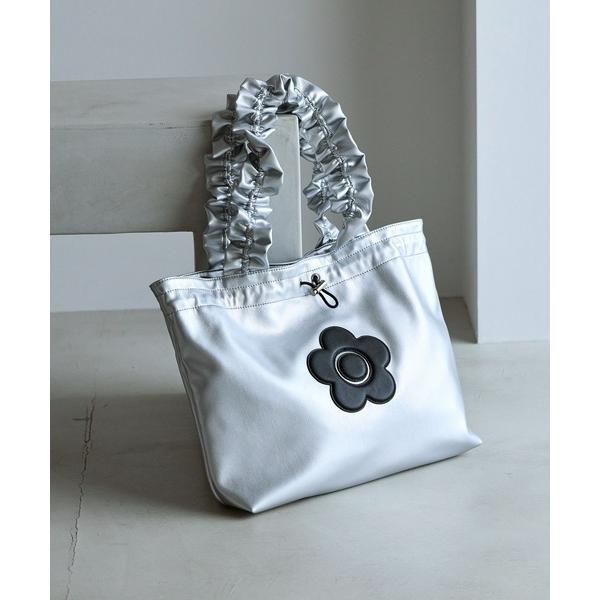 トートバッグ 「WEB限定」「MARY QUANT×VIS」フリルハンドルトートバッグ/A4対応 レディース