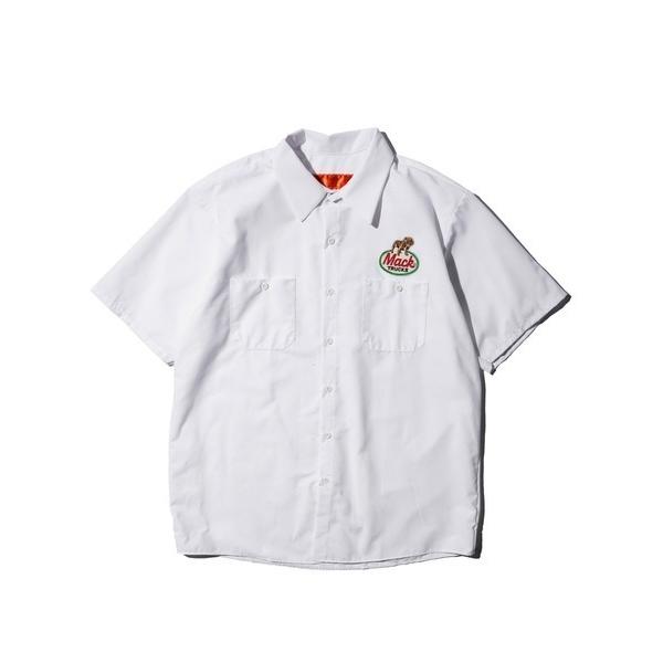 シャツ 半袖 MACK TRUCKS マックトラック/MACK TRUCKS×RED KAP S/S WORK SHIRT メンズ レディース