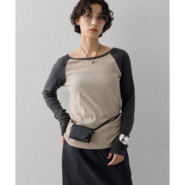 tシャツ ラグランカットソー レディース