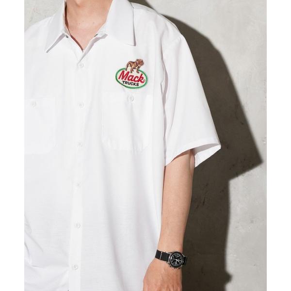 シャツ 半袖 MACK TRUCKS × RED KAP / マック トラックス×レッドキャップ S/S WORK SHIRT 半袖ワークシャツ メンズ レディース