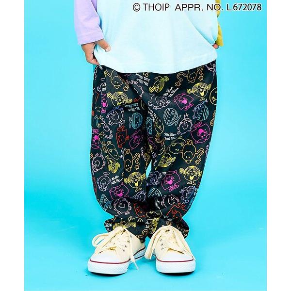 ワイドパンツ パンツ MR.MEN LITTLE MISS 総柄パンツ キッズ 子供服 男の子 女の子