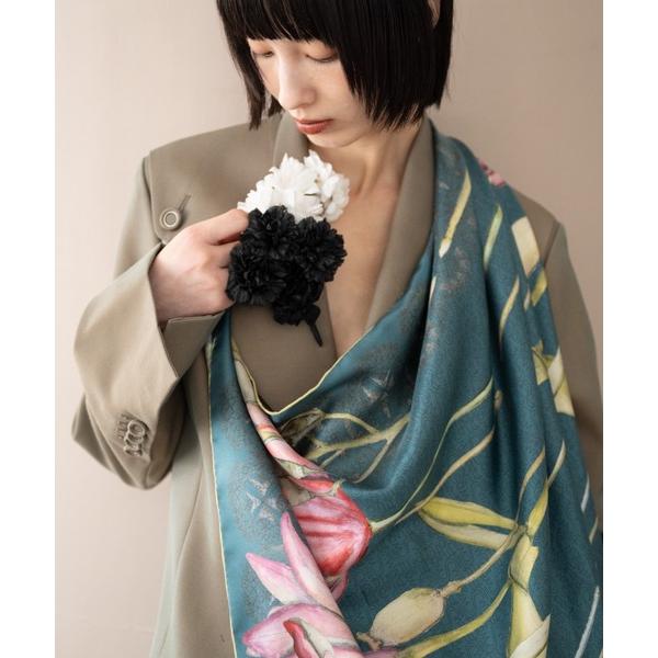 スカーフ バンダナ 26AW スカーフ SWASH LONDON シルクツイル 88*88 レディース