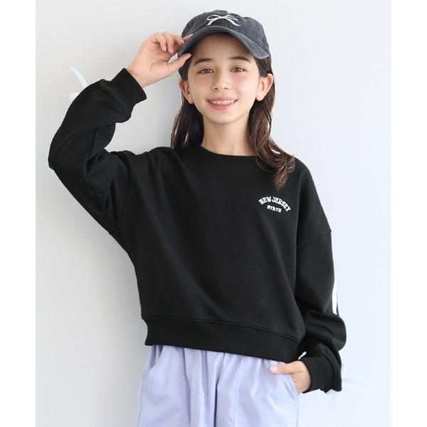 トレーナー キッズ　ラインリボンスウェットトップス キッズ 子供服 女の子