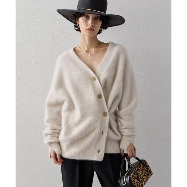 ニット セーター ファーカシミヤ3WAYカーディガン レディース