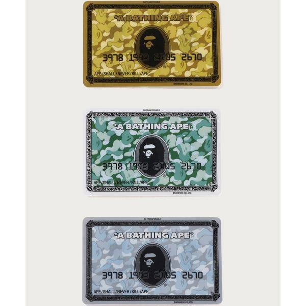 ステッカー BAPE CARD STICKER SET BAPEC