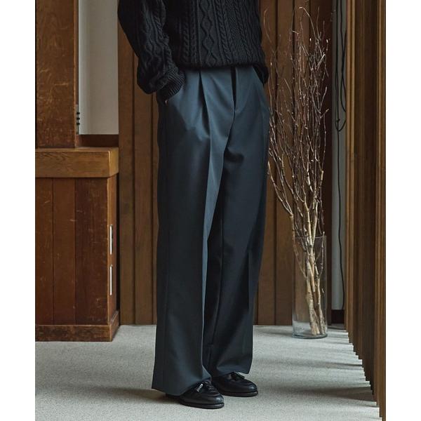 「LURAKU」 スラックス LARGE チャコールグレー メンズ