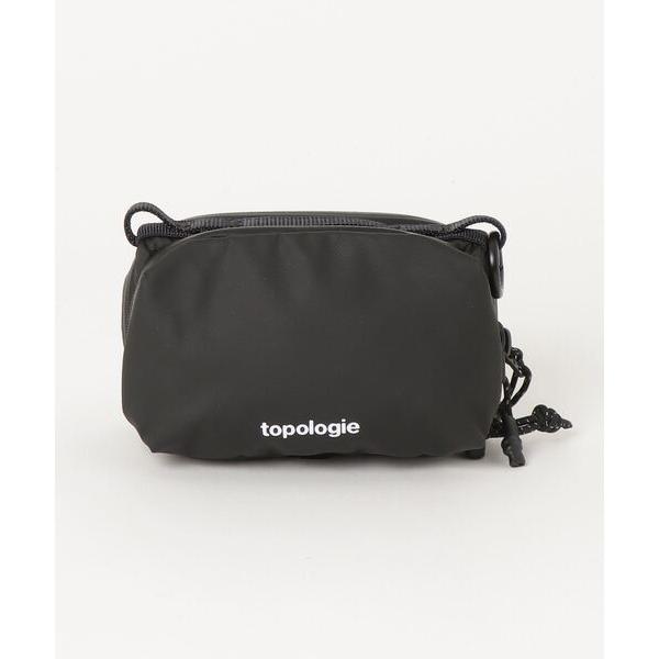 「Topologie」 ポーチ ONE SIZE ブラック メンズ
