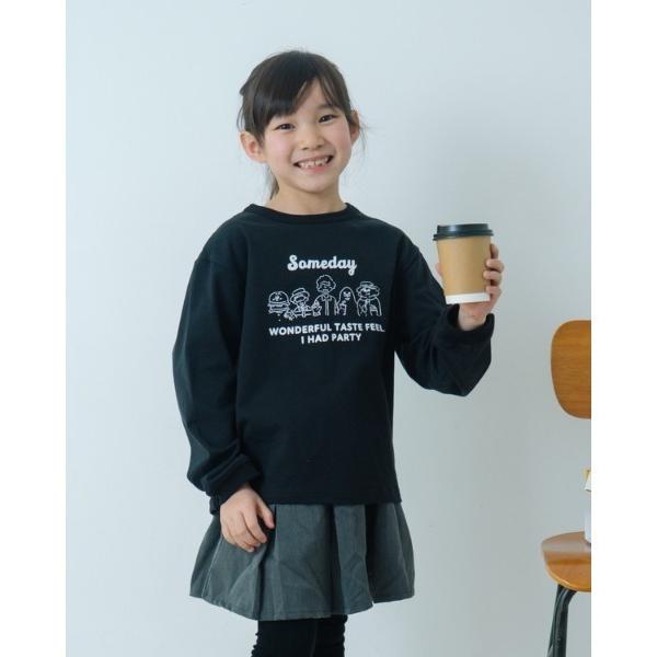 tシャツ ジーンズベーセカンド someday ロングTシャツ キッズ 子供服 男の子 女の子
