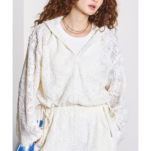 tシャツ MOLE LACE HOODIE レディース