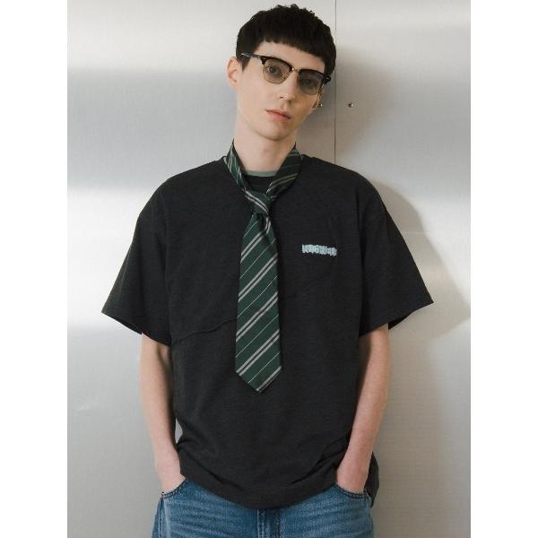 tシャツ 半袖 ELCHELE CRACK SEAM TEE レディース