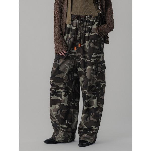 ジーンズ デニム デニムパンツ CAMOUFLAGE CAGO PANTS レディース