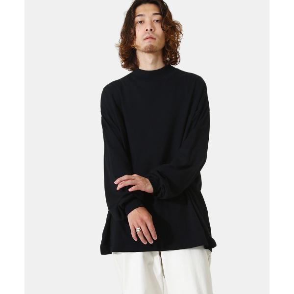 「marka」 長袖Tシャツ 2 ブラック メンズ