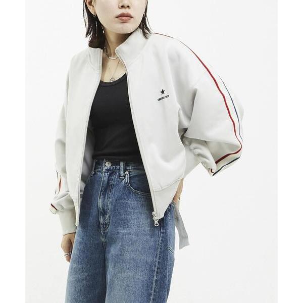 「CONVERSE TOKYO」 ジャージブルゾン FREE ライトグレー レディース