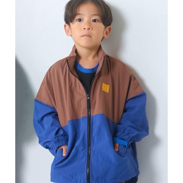 ブルゾン ジャンバー アウター ナイロンバイカラージャケット/セットアップ可 キッズ 子供服 男の子 女の子