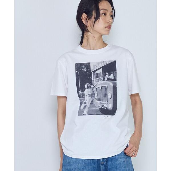 tシャツ 半袖 「COUTURE D'ADAM（クチュール ド アダム）」“Jane＆Serge with Double Decker”T-シャツ（Monochrome・White） レディース