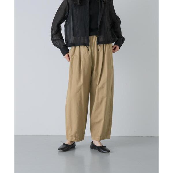パンツ コットンクロップドパンツ レディース