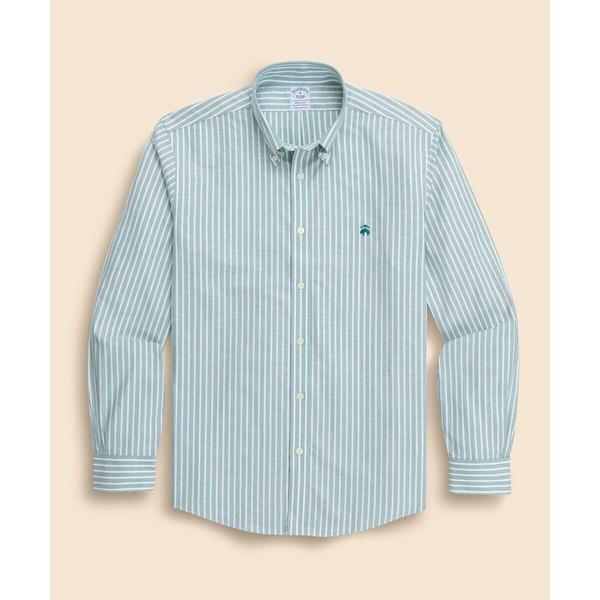 シャツ ストレッチオックスフォード　GFロゴ　ストライプ　カジュアルシャツ　Regular Fit メンズ