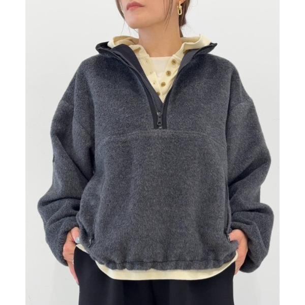 ブルゾン アウター YENN（イエン）SHAGGY HALF ZIP JK レディース