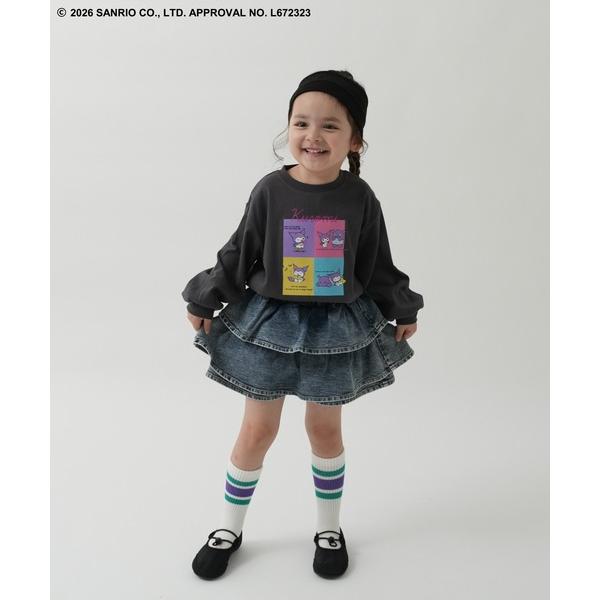 tシャツ 「90-150cm」「サンリオキャラクターズ」綿100% フロントプリントロンT キッズ 子供服 男の子 女の子