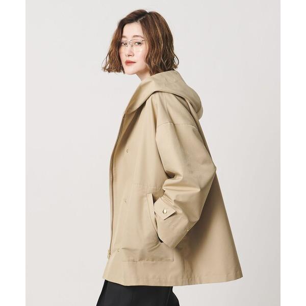 ブルゾン アウター 「conte」フーデッド ショートコート レディース