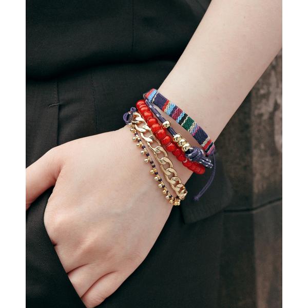 ブレスレット 「SHASHI/シャシ」別注Custom Bracelet 5 Blue レディース