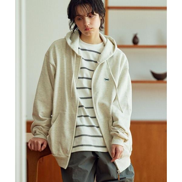 「TOWNCRAFT」 ジップアップパーカー MEDIUM オフホワイト メンズ