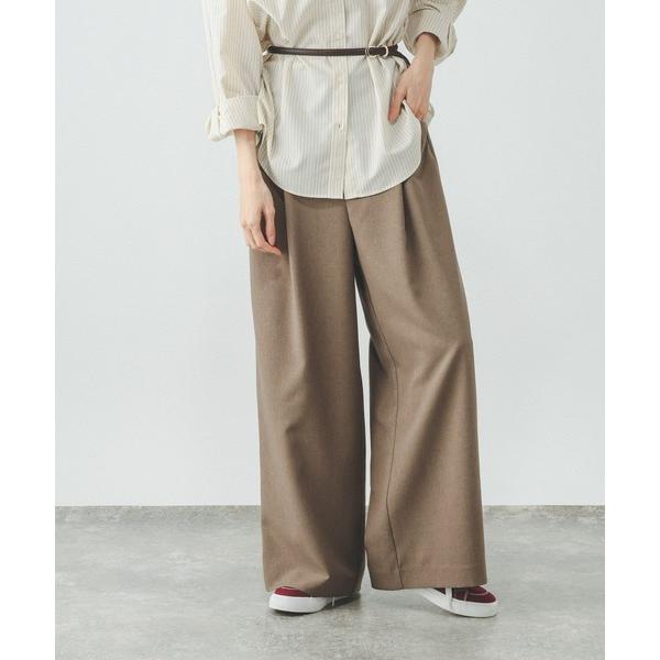 ワイドパンツ パンツ ノンストレスリッチワイドパンツ/817074 レディース
