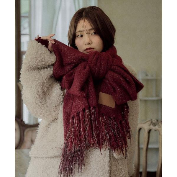 マフラー ストール original glitter shaggy muffler / オリジナルグリッターシャギーマフラー レディース