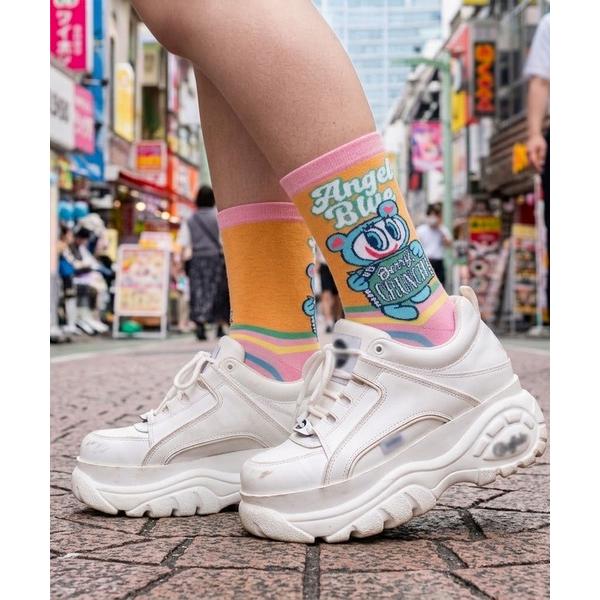 靴下 「エンジェルブルー」ナカムラくんお菓子ソックス キッズ 子供 女の子