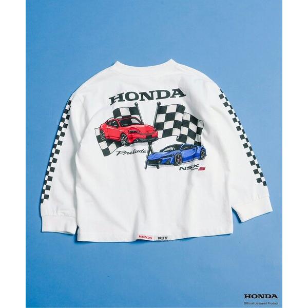 tシャツ 「リンク」Honda ヴィンテージグラフィック長袖Tシャツ キッズ 子供服 男の子