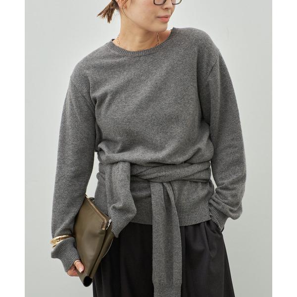 ニット セーター 「SOURCE UNKNOWN/ソース アンノウン」TIO EXTRA SHAWL KNIT レディース
