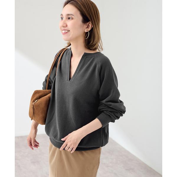 トレーナー スウェット 「追加」Butter Terry キーネックスウェット レディース