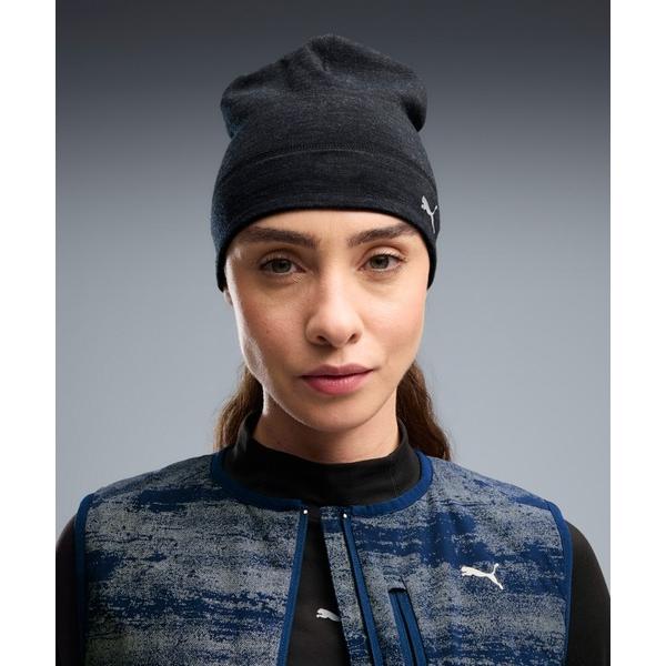 ニット帽 ニットキャップ メンズ PUMA プーマ ユニセックス ランニング レースデイ メリーノ ビーニー メンズ レディース