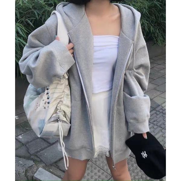 パーカー オーバーサイズビッグパーカー レディース