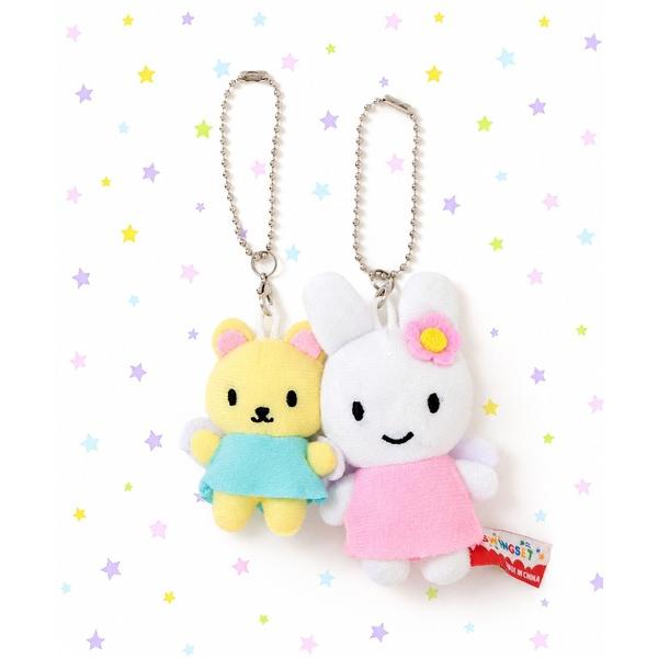 キーホルダー 「nini toys」SWINGSET 「X YOUNGART」 キディ＆ジニ ツインズキーリング