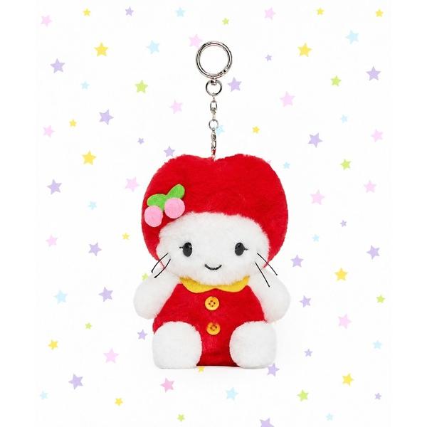 キーホルダー 「nini toys」SWINGSET 「X YOUNGART」 チェリーペットぬいキーリング