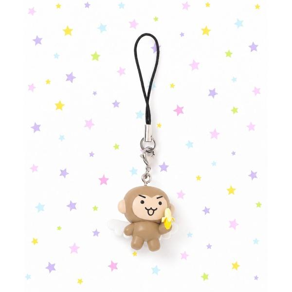 キーホルダー 「nini toys」「韓国の人気クリエイター dekho.bokho」キーホルダー/サル