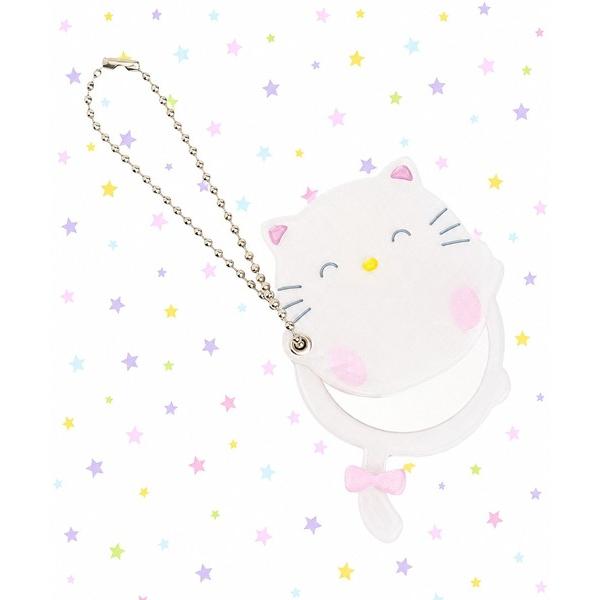 キーホルダー 「nini toys」SWINGSET 「X YOUNGART」 ベビーキャットミラーキーリング