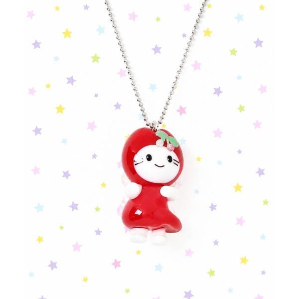 ネックレス 「nini toys」SWINGSET 「X YOUNGART」 ガラスチェリーペットネックレス レディース