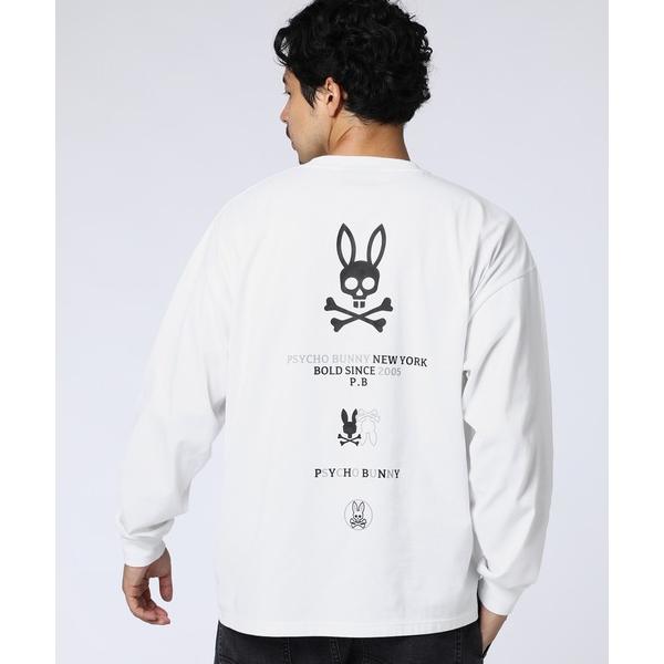 tシャツ 「WEB限定」シーズナルバニー  バックプリントロングスリーブTシャツ メンズ