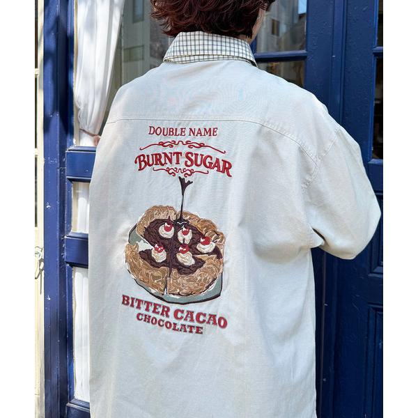 ブラウス シャツ BURNT SUGAR BACK刺しゅうクレリックチュニックシャツ レディース