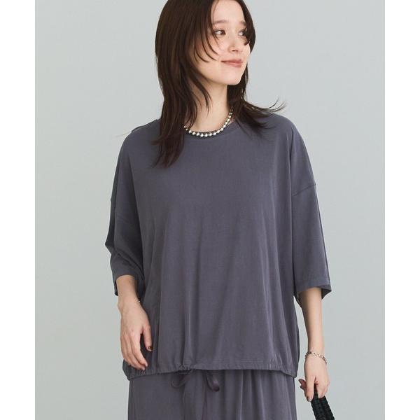 tシャツ サンドウォッシュ加工とろみカットプルオーバー レディース