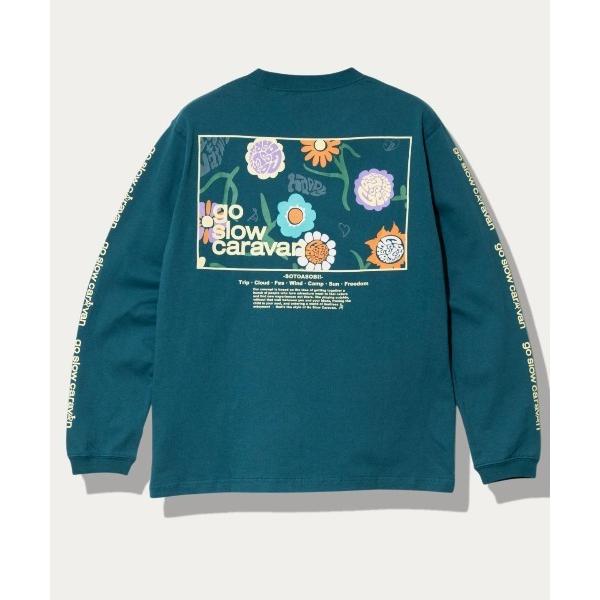 tシャツ USA/C スクエアLOGOバックプリント ロングスリーブTEE メンズ