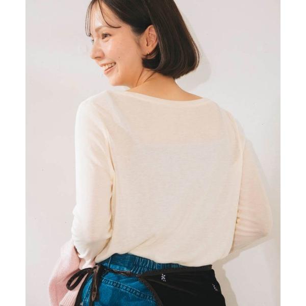 tシャツ ルーズリーシアートップ レディース