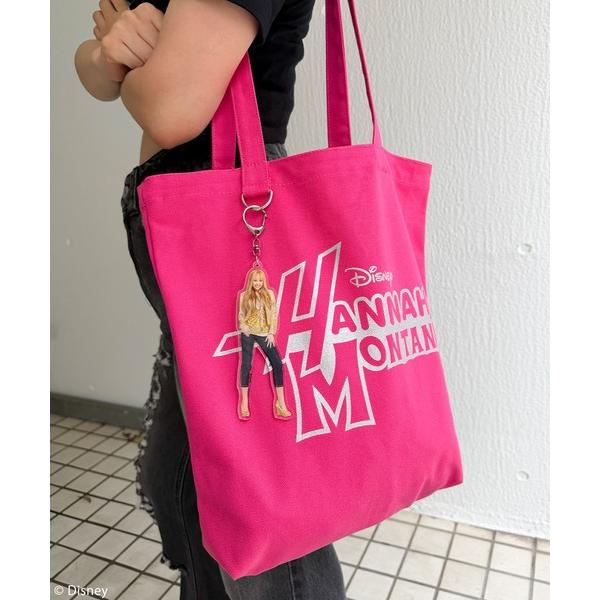 トートバッグ 「Disney」シークレット・アイドル ハンナ・モンタナ /チャーム付きトートバッグ レディース