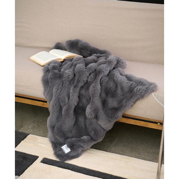 ブランケット FUR BLANKET S 70X120　フェイクファー ブランケット