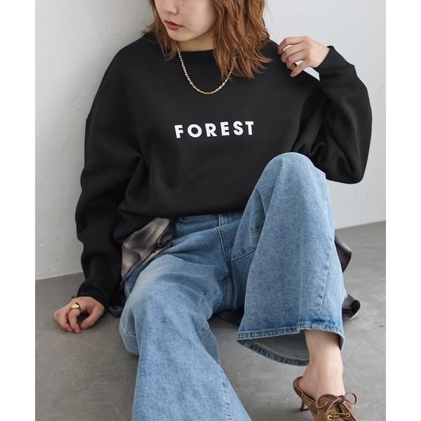 トレーナー スウェット 裏起毛 POET MEETS DUBWISE 別注 FOREST スウェット レディース