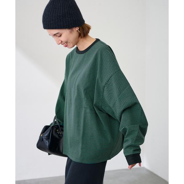 tシャツ 「追加」ミジンボーダーロンT レディース