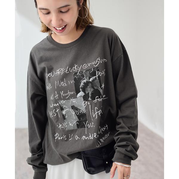 tシャツ J.J.Mercer / ジェイジェイマーサー 別注フォトT PARIS レディース